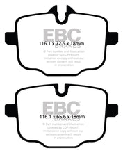 Load image into Gallery viewer, EBC 12+ BMW M5 4.4 Twin Turbo (F10) Yellowstuff Rear Brake Pads - eliteracefab.com