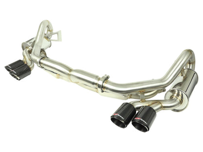 aFe MACHForce XP 12-16 Porsche 911 Carrera H6-3.8L SS-304 Cat-Back Exhaust w/Carbon Fiber Tips aFe