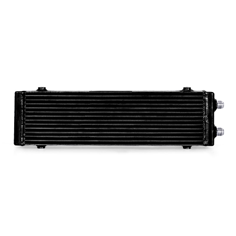 Mishimoto Universal Large Bar and Plate Dual Pass Black Oil Cooler - eliteracefab.com