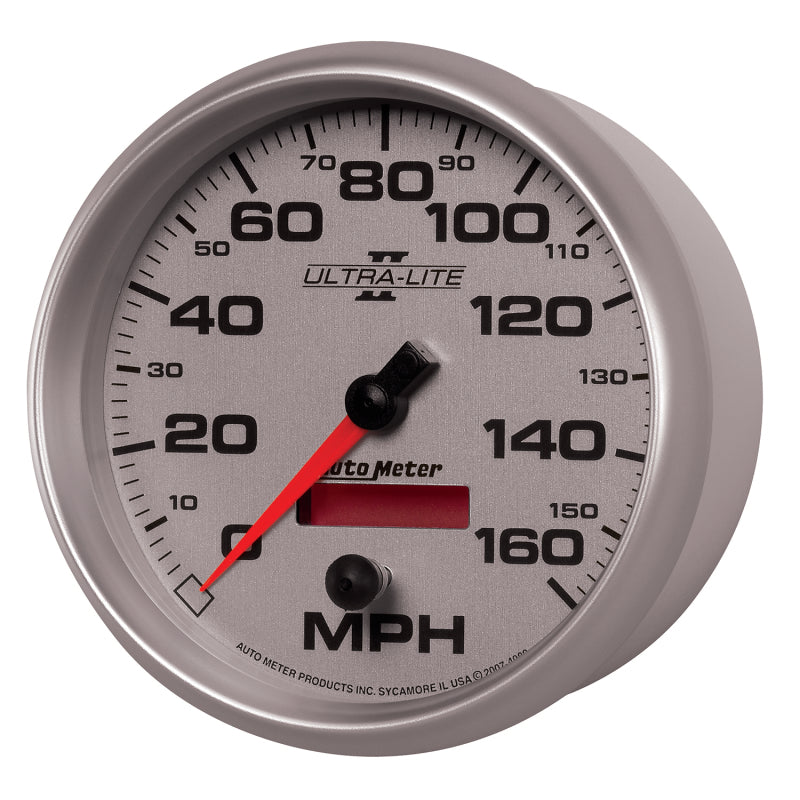 Autometer Ultra-Lite II 5 Inch 160 MPH FSE Programmable Speedometer 4989