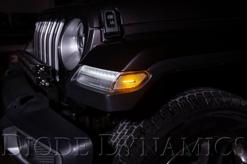 Diode Dynamics 18-21 Jeep JL Wrangler/Gladiator Sidemarkers Smoked (set)