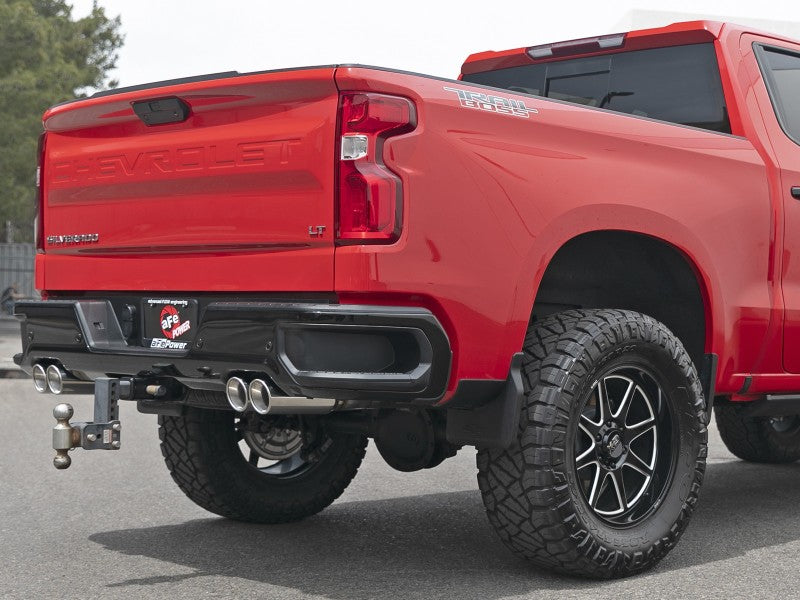 aFe Vulcan Series 3in 304SS DPF-Back 20-21 GM Trucks L6-3.0L (td) LM2 - Dual Polished Tip aFe
