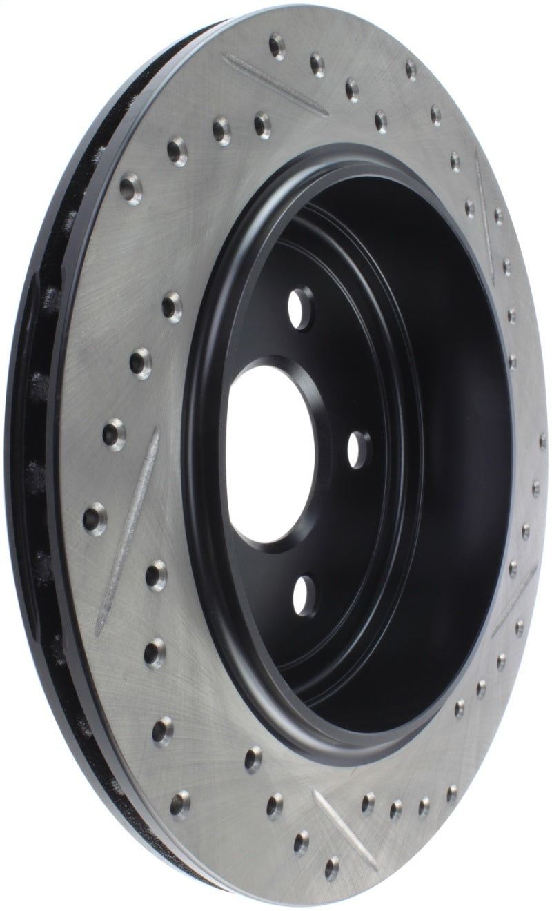 StopTech Slotted & Drilled Sport Brake Rotor 11-17 Jeep Grand Cherokee (Excludes SRT8) Stoptech