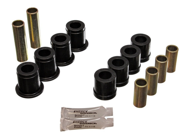 Energy Suspension 87-95 Nissan Pathfinder 2WD/4WD Black Front Control Arm Bushing Set - eliteracefab.com