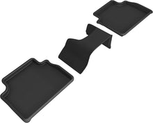 Load image into Gallery viewer, 3D MAXpider 17-21 Alfa Romeo Giulia / Giulia Quadrifoglio Kagu 2nd Row Floormats - Black