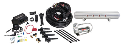 Air Lift Performance 3H (3/8 Air Line 5 Gal Raw Aluminum Tank VIAIR 444C Comp) - eliteracefab.com