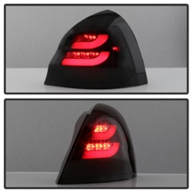 Spyder 04-08 Pontiac Grand Prix Light Bar LED Tail Light - Black Smoke (ALT-YD-PGP04-LED-BSM) - eliteracefab.com