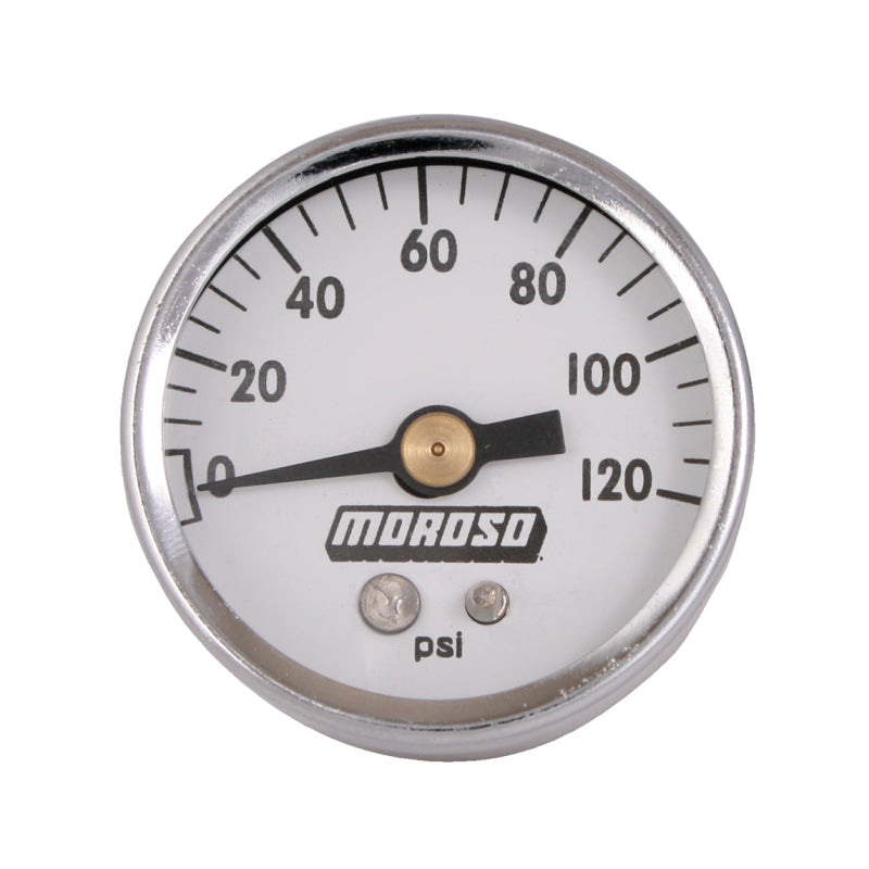 Moroso Oil Pressure Gauge - 0-120lbs - 1.5in Diameter - eliteracefab.com