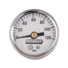 Load image into Gallery viewer, Moroso Oil Pressure Gauge - 0-120lbs - 1.5in Diameter - eliteracefab.com