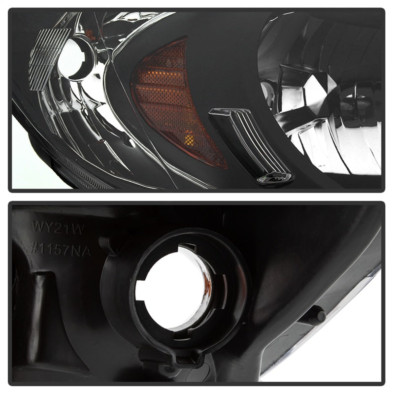 xTune 04-05 Honda Civic (Excl Hatchback/Si) OEM Style Headlights - Black (HD-JH-HC04-4D-AM-BK) - eliteracefab.com