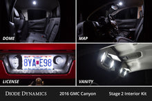 Load image into Gallery viewer, Diode Dynamics 15-22 GMC Canyon Interior LED Kit Cool White Stage 1