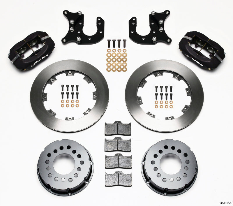 Wilwood Forged Dynalite P/S Rear Kit Mopar-Dana 2.72in Offset Wilwood