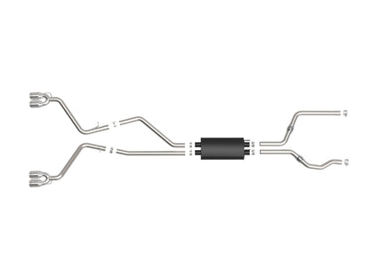 aFe MACH Force-Xp 2.5in. 304 SS C/B Exhaust 20-21 Ford Explorer V6-3.0L - Polished Tip aFe