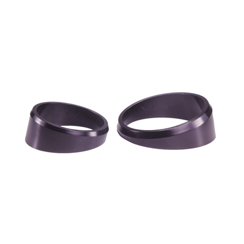 AutoMeter GAUGE MOUNT; ANGLE RINGS; 3 PCS.; BLACK; FOR 2 1/16in. GAUGES - eliteracefab.com