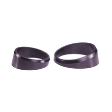 Load image into Gallery viewer, AutoMeter GAUGE MOUNT; ANGLE RINGS; 3 PCS.; BLACK; FOR 2 1/16in. GAUGES - eliteracefab.com