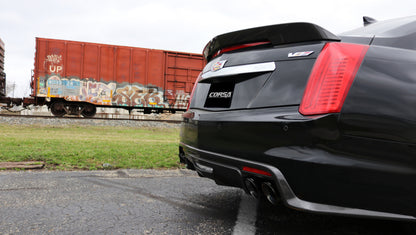 Corsa 2016 Cadillac CTS V 6.2L V8 2.75in Black Sport Axle-Back Exhaust CORSA Performance