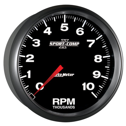Autometer Sport-Comp II 5 inch 0-10000 RPM In Dash Tachometer 3698