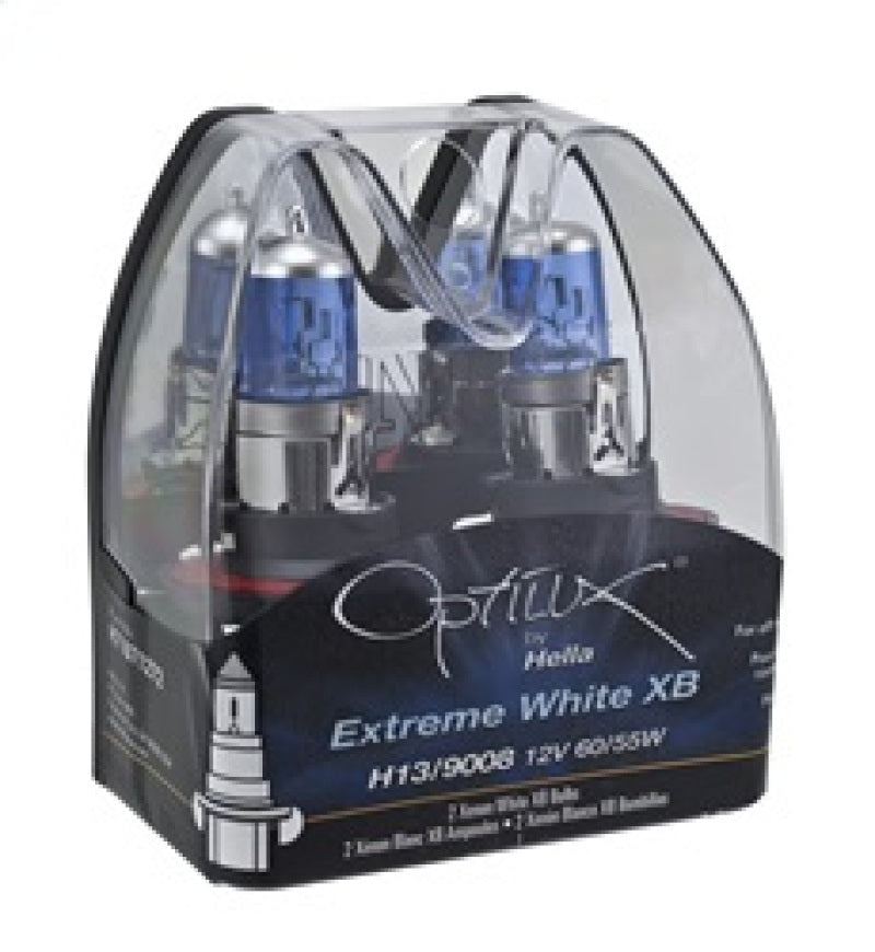 Hella Optilux H13/9008 12V 60/55W XB Xenon White Bulbs (Pair) - eliteracefab.com