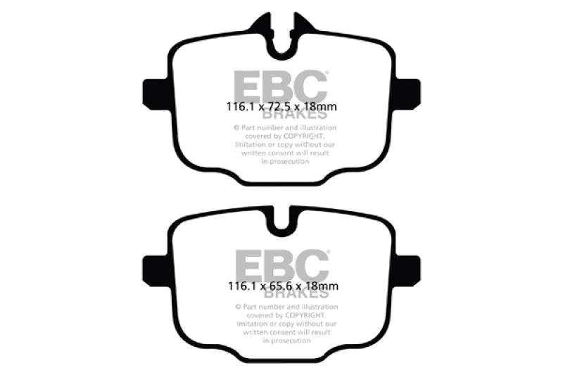 EBC 12-16 BMW M5 (F10) Bluestuff Rear Brake Pads - eliteracefab.com