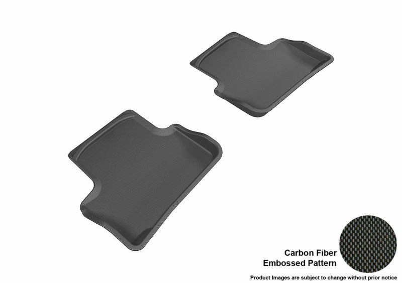 3D MAXpider L1CH01621509 2005-2010 Chevrolet Cobalt Kagu 2nd Row Floormats - Black