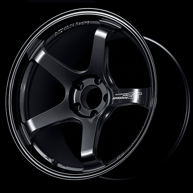 Advan YAQB9L24ETB GT Beyond 19x10.5 +24 5-114.3 Racing Titanium Black Wheel