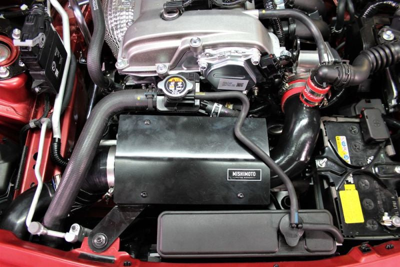 Mishimoto 2016+ Mazda Miata Performance Intake - Wrinkle Black - eliteracefab.com
