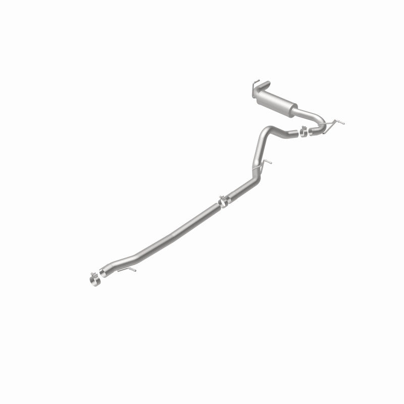 MagnaFlow 12-14 Jeep Wrangler 4dr Single Straight Rear P/S Exit Stainless C/B Performance Exhaust Magnaflow