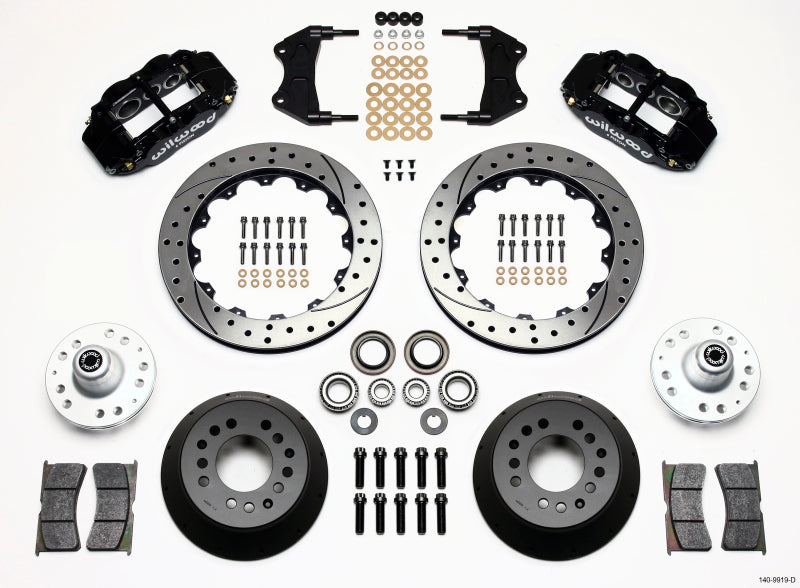 Wilwood Narrow Superlite 6R Front Hub Kit 12.88in Drilled WWE ProSpindle Wilwood