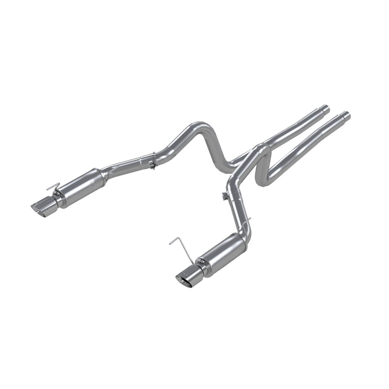 MBRP 05-09 Ford Mustang GT 4.6L Dual Split Rear Race Version AL/ 3in Cat Back Exhaust System - eliteracefab.com