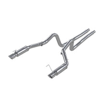 Load image into Gallery viewer, MBRP 05-09 Ford Mustang GT 4.6L Dual Split Rear Race Version AL/ 3in Cat Back Exhaust System - eliteracefab.com