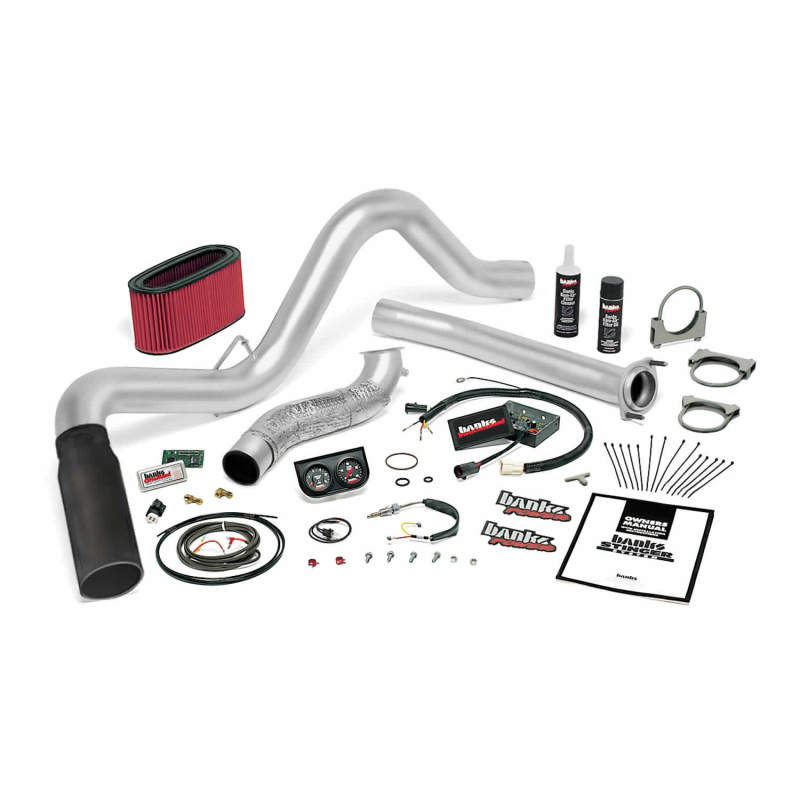 Banks Power 94-95.5 Ford 7.3L Auto Stinger System Single Exhaust Black