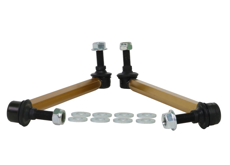 Whiteline Universal Sway Bar - Link Assembly Heavy Duty 330mm-355mm Adjustable Steel Ball - eliteracefab.com