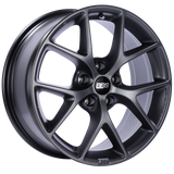 BBS SR 19x8.5 5x112 ET32 Satin Grey Wheel -82mm PFS/Clip Required