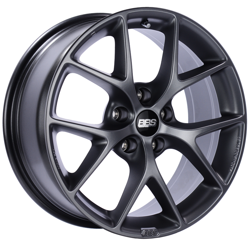 BBS SR 17x7.5 5x112 ET45 Satin Grey Wheel -82mm PFS/Clip Required - eliteracefab.com