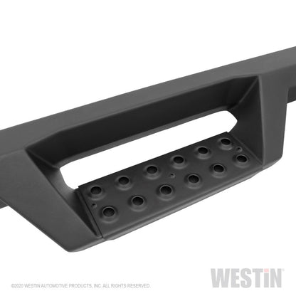 Westin 04-13 Chevy Silverado 1500 Crew Cab 2004-2013 HDX Drop Nerf Step Bars - Textured Black - eliteracefab.com