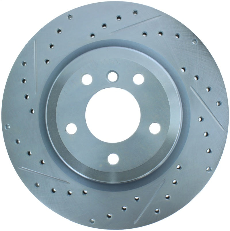 StopTech Select Sport 07-13 BMW 335i Slotted & Drilled Vented Right Rear Brake Rotor - eliteracefab.com