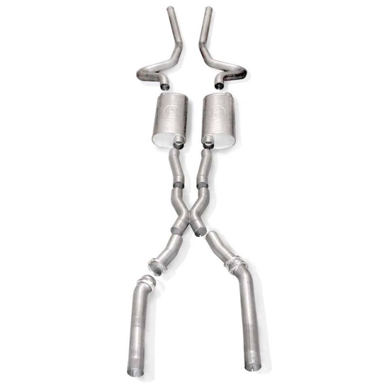 Stainless Works Chevy Chevelle Small/Big Block 1968-72 Exhaust 3in System with X-pipe Stainless Works