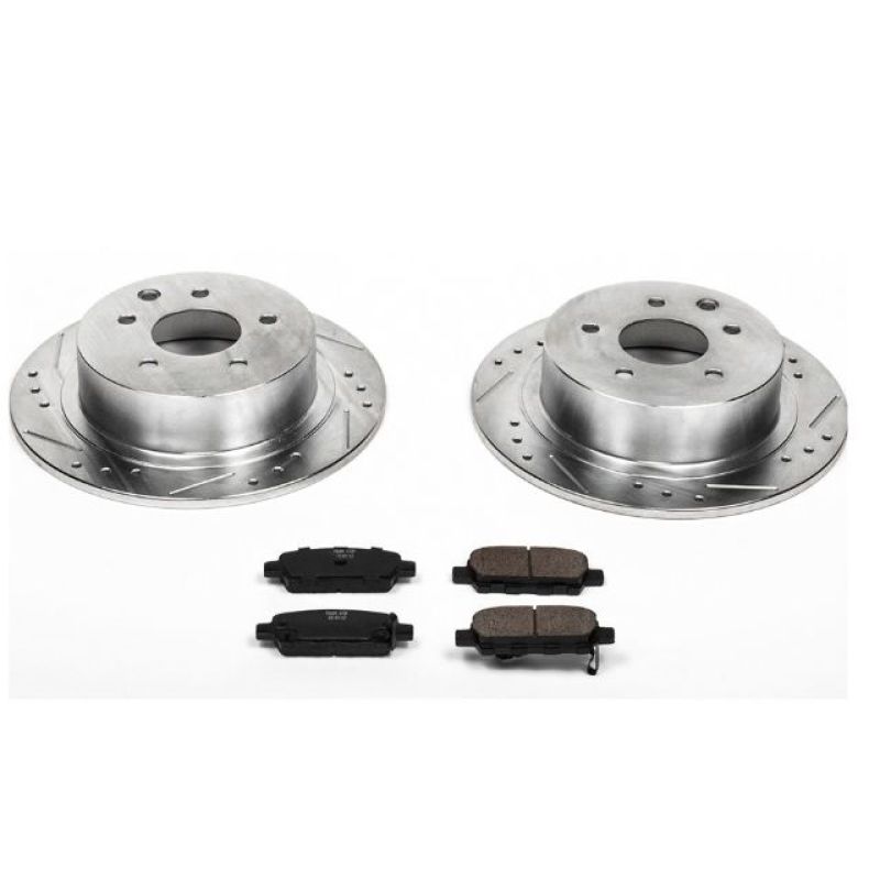 Power Stop 02-06 Nissan Altima Rear Z23 Evolution Sport Brake Kit - eliteracefab.com