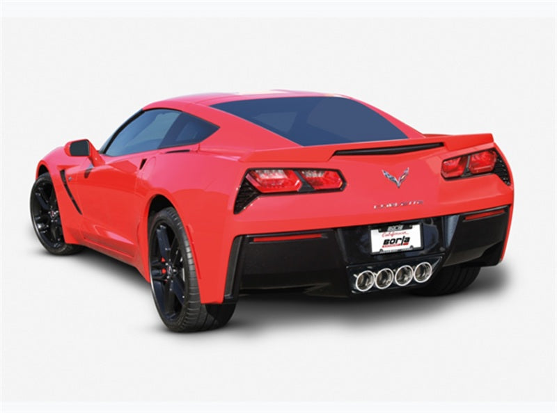 Borla 2014 Chevy Corvette C7 w/ AFM w/o NPP Atak Rear Section Exhuast Quad Rd Rl IC Tips - eliteracefab.com