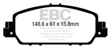 Load image into Gallery viewer, EBC 13+ Honda Accord Coupe 2.4 EX Ultimax2 Front Brake Pads - eliteracefab.com