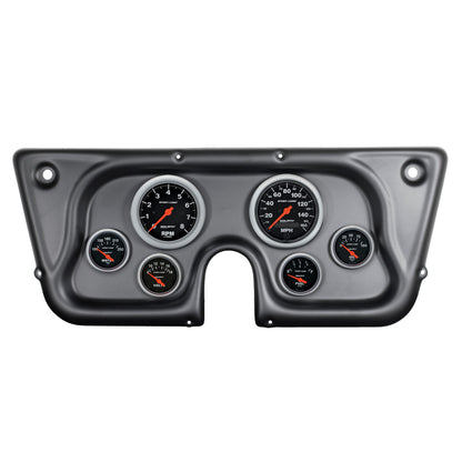 Autometer Sport-Comp 67-72 Chevy Truck C/K/K5/Suburban Dash Kit 6pc Tach/MPH/Fuel/Oil/WTMP/Volt 7032-SC