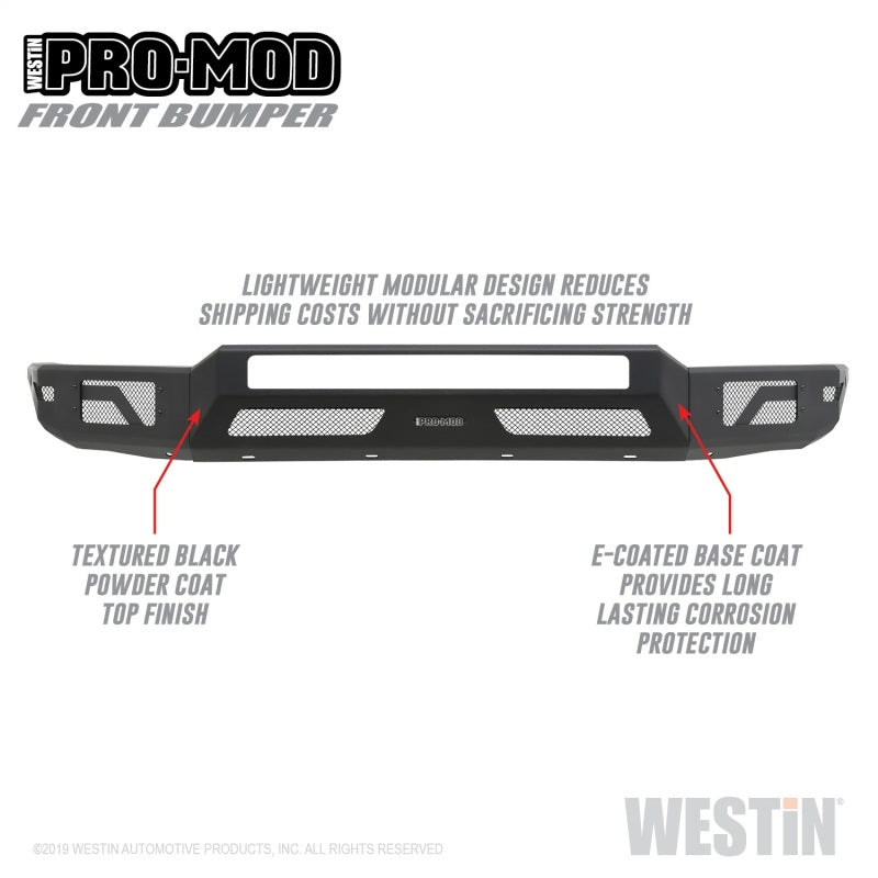 Westin 16-20 Toyota Tacoma Pro-Mod Front Bumper Westin