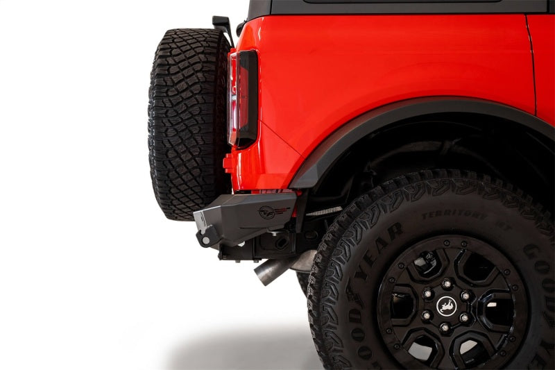 Addictive Desert Designs 2021+ Ford Bronco Rock Fighter Rear Bumper - Hammer Black - eliteracefab.com