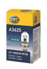 Load image into Gallery viewer, Hella Bulb 3625 6V 25/25W Px15D T6