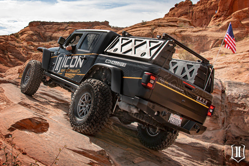 ICON 2020+ Jeep Gladiator JT Pro-Series Rear Bumper ICON