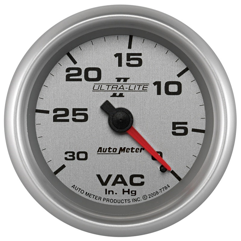 AutoMeter Gauge Vacuum 2-5/8in. 30Inhg Mechanical Ultra-Lite II 7784