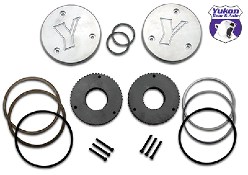 Yukon Gear Hardcore Drive Flange Kit For Dana 60 / 30 Spline Outer Stubs. Non-Engraved Caps Yukon Gear & Axle