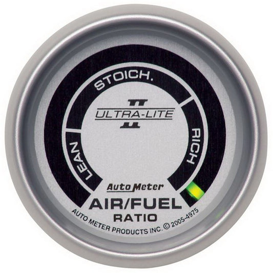 Autometer Ultra-Lite II 2 1/16in Air/Fuel Ratio-Narrowband Lean-Rich LED Array Gauge 4975
