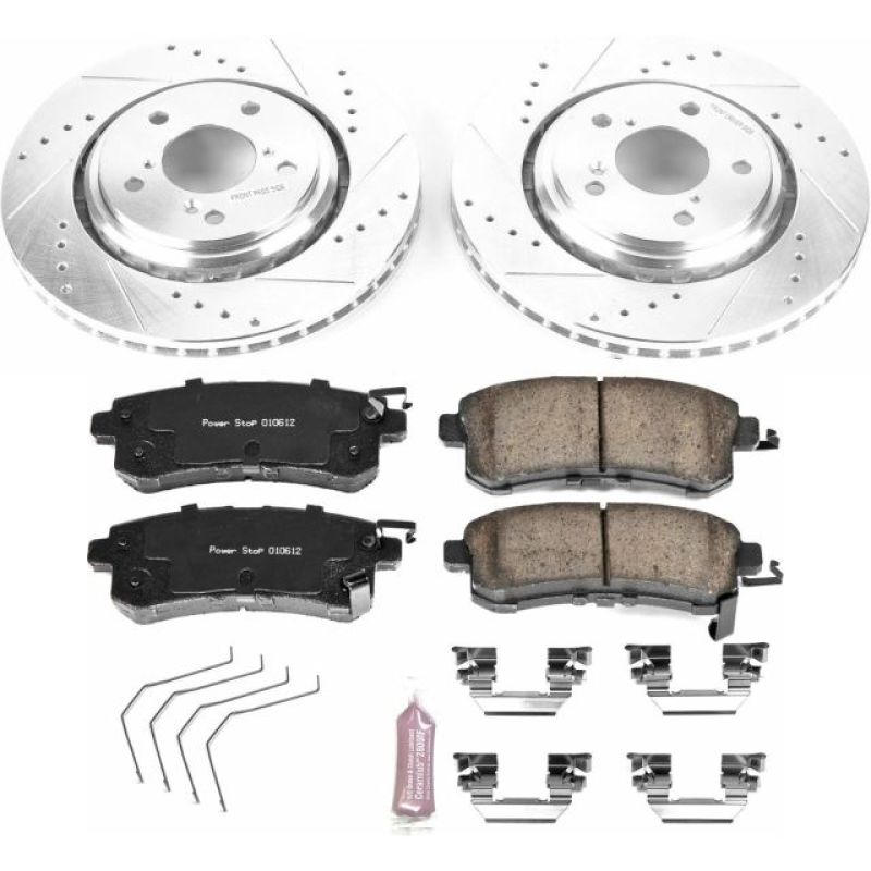 Power Stop 15-17 Honda Odyssey Front Z23 Evolution Sport Brake Kit - eliteracefab.com