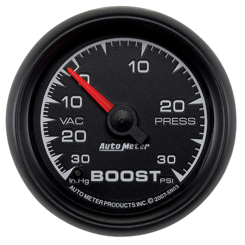 AutoMeter GAUGE; VAC/BOOST; 2 1/16in.; 30INHG-30PSI; MECHANICAL; ES - eliteracefab.com